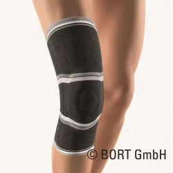 Bort StabiloGen Kniebandage Gr6+ latexfrei schwarz