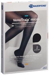 VenoTrain micro AG KKL2 Grösse M p/l oFs schwarz MikroNoppe (1 Paar)
