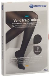 VenoTrain micro AG KKL2 Grösse S n/l gFs schwarz Spitze (1 Paar)
