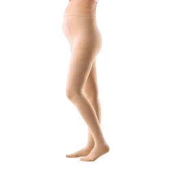 Bauerfeind VenoTrain Micro Kkl2 ATU M normal/short geschlossene Fussspitze creme