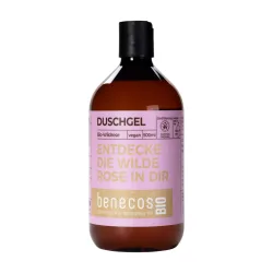 benecos Duschgel Bio Wildrose Fl 500 ml