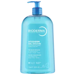 BIODERMA - Atoderm Gel douche Mildes, seifenfreies Duschgel für normaler bis trockene empfindliche Haut, 1 l