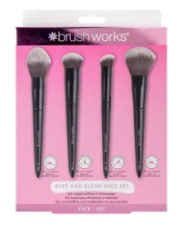 Brushworks Buff and Blend Face Set Box 4 Stk