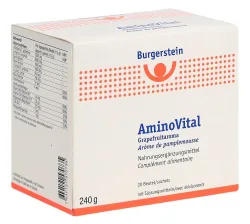 BURGERSTEIN Aminovital Plv Grapefruitarom 20 Btl