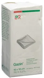 Gazin Mullkompressen 10x10cm 16-fach steril 20 x 5 Stk