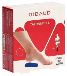 GIBAUD Ferseneinlagen Grösse2, 39-42 Silikon blau (1 Paar)