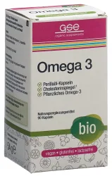 GSE Omega 3 Perilla Öl Kapseln Bio (90 Stk)