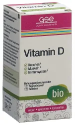 GSE Vitamin D Compact Tabletten Bio (120 Stk)