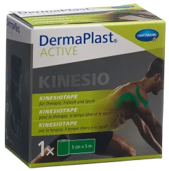 DermaPlast ACTIVE Kinesiotape, 5cmx5m, grün (1 Stk)