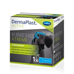 DermaPlast Active Kinesiotape Xtreme, 5cmx5m, blau (1 Stk)