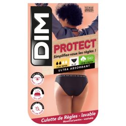 Dim - Periodenslip, für Damen, Black, Größe 44-46