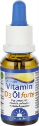 Dr. Jacob's Vitamin D3 Öl forte 2000 IE D3 hochdosiert 640 T