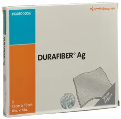 Durafiber AG Wundauflage 15x15cm steril 5 Stk