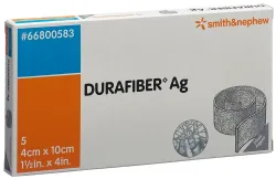 Durafiber AG Wundauflage 4x10cm steril 5 Stk