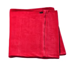Elsa Kissenbezug 70x11cm Velours rot