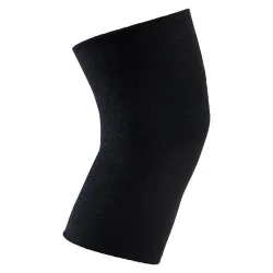 Eusana Pure Knie- & Ellbogenwärmer XL doppelt gestrickt schwarz
