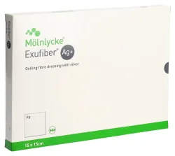 Exufiber Ag+ 15x15cm 10 Stk