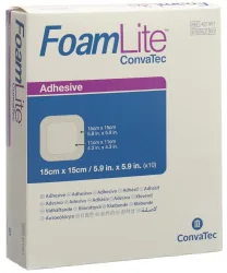 Foam Lite Convatec Silikon-Schaumverband 15x15cm 10 Stk
