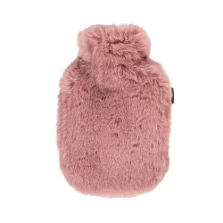 fashy Wärmflasche mit Flauschbezug extra soft, hellrosa, 0.8 Liter (1 Stk)
