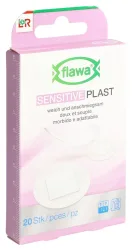 Flawa Sensitive Plast Pflaster 2.2cm rund 20 Stk