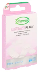Flawa Sensitive Plast Pflasterstreifen 4 Grössen 20 Stk