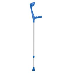 Kowsky Unterarmgehstützen/Krücken mit anatomischem Softgriff blau