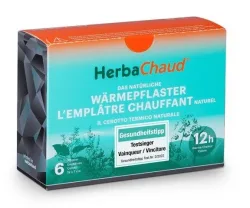 HerbaChaud Wärmepflaster, 19x7cm (6 Stk)