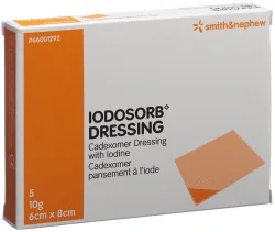 Iodosorb Dressing 10 g 6x8cm 5 Stk