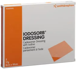 Iodosorb Dressing 17 g 8x10cm 2 Stk