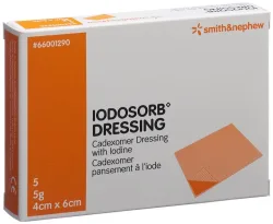 Iodosorb Dressing 5 g 4x6cm 5 Stk