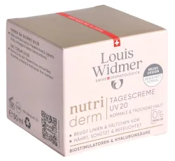 Louis Widmer - nutriderm Tagescreme UV 20 ohne Parfum, 50 ml