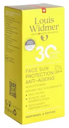 Louis Widmer Face Sun Protection Anti-Ageing LSF 30, unparfümiert (50ml)