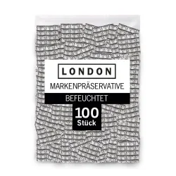 London - Q600 Feucht, 100 Stück, Transparent