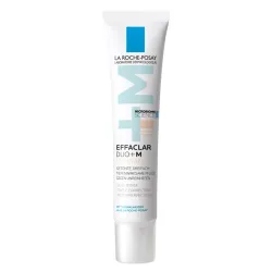 La Roche Posay - Dreifach tiefenwirksame getönte Gesichtspflege für zu Akne neigende Haut, Effaclar Duo+M Unifiant, 40 ml, Hell