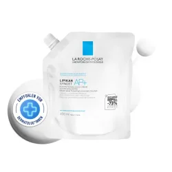 La Roche Posay - Lipikar Syndet AP+ Rückfettende Dusch-Creme, Nachfüllpack, Lipikar syndet AP Refill, 400 ml