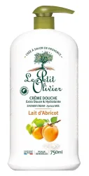 Le Petit Olivier Duschcreme Aprikosenmilch Hypoallergen Fl 750 ml