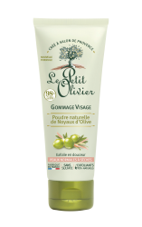 Le Petit Olivier Gesichtspeeling - Natürliches Olivenkernpulver, Normale bis trockene Haut, 75ml