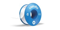 Leukofix hautfreundliches transparentes Fixierpflaster 5mx2.5cm (12 Stück)