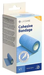 Livsane Klebeband 10 cm x 4,5 m - Selbstklebende Fixierbinde