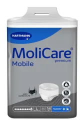 MoliCare Premium Mobile, 10 Tropfen, Grösse L, Hüftumfang 100-150cm (14 Stk)