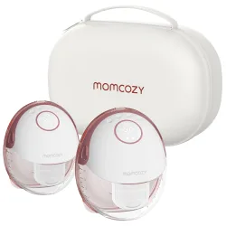 Momcozy - M6 Doppelmilchpumpe, Rot Bunt