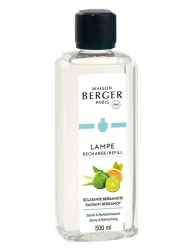 Maison Berger Lampe Berger Duftlampe Nachfüller Eclatante Bergamote (Frisch, Blumig, Bergamotte, Zitrus, 500 ml)
