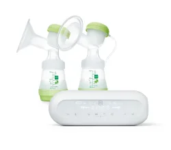 Mam - Elektrische Milchpumpe, 2in1 Doppelmilchpumpe, One Size, Weiss