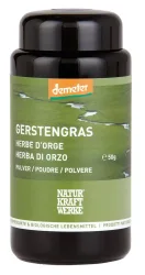 NATURKRAFTWERKE Gerstengras Pulver Demeter (50g)