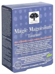 New Nordic Magic Magnesium Taurate Tabl Box 60 Stk