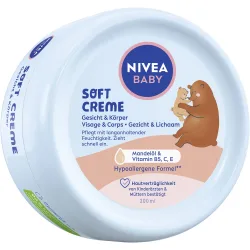 Nivea Baby Creme Gesicht & Körper Soft Tb 200 ml