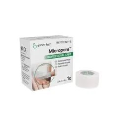 Solventum Micropore Rollenpflaster ohne Dispenser 25mmx5m Refill weiss Box