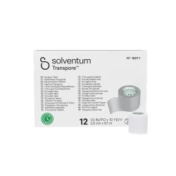 Solventum Transpore Rollenpflaster 25mmx9.14m transparent Box 12 Stk