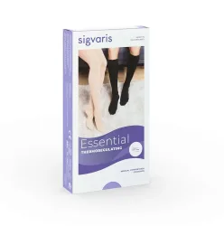 Sigvaris Essential Thermoregulating A-D Kkl2 L+ kurz geschlossen black 1 Paar