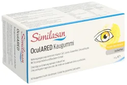 Similasan OculARED Kaugummi mit Fruchtgeschmack, Vitamine für die Augen (60 Stk)